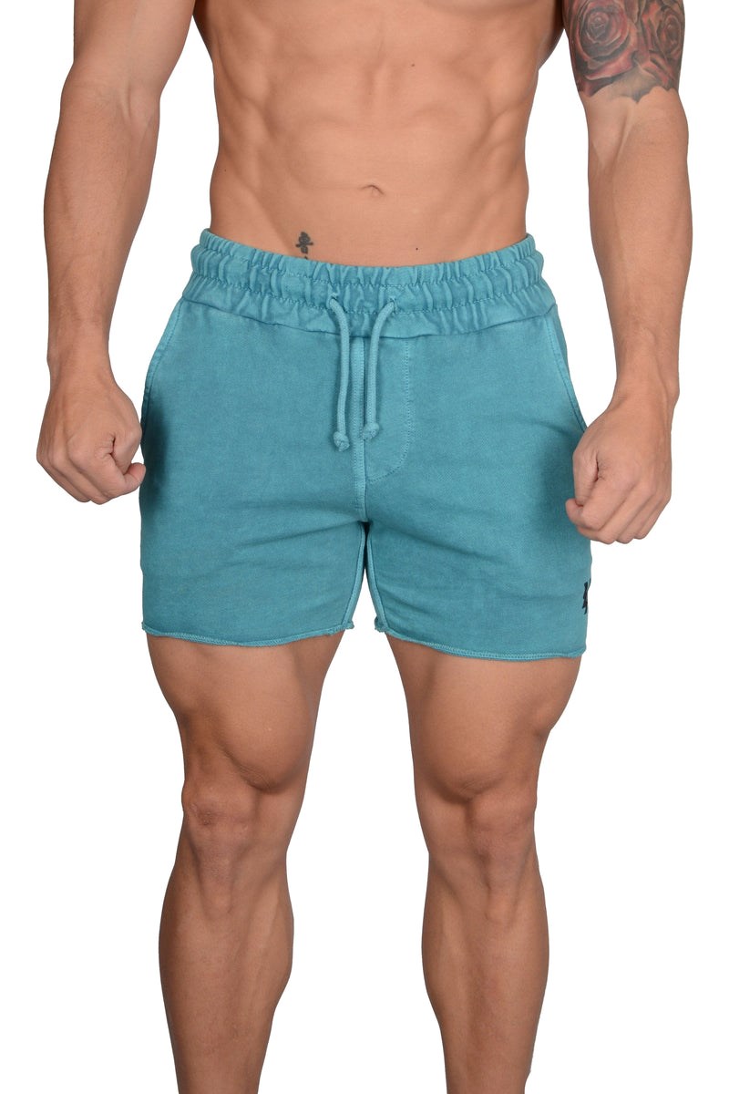 YoungLA 102 Bodybuilding French Terry Shorts Lavage | 104-TCQYRE