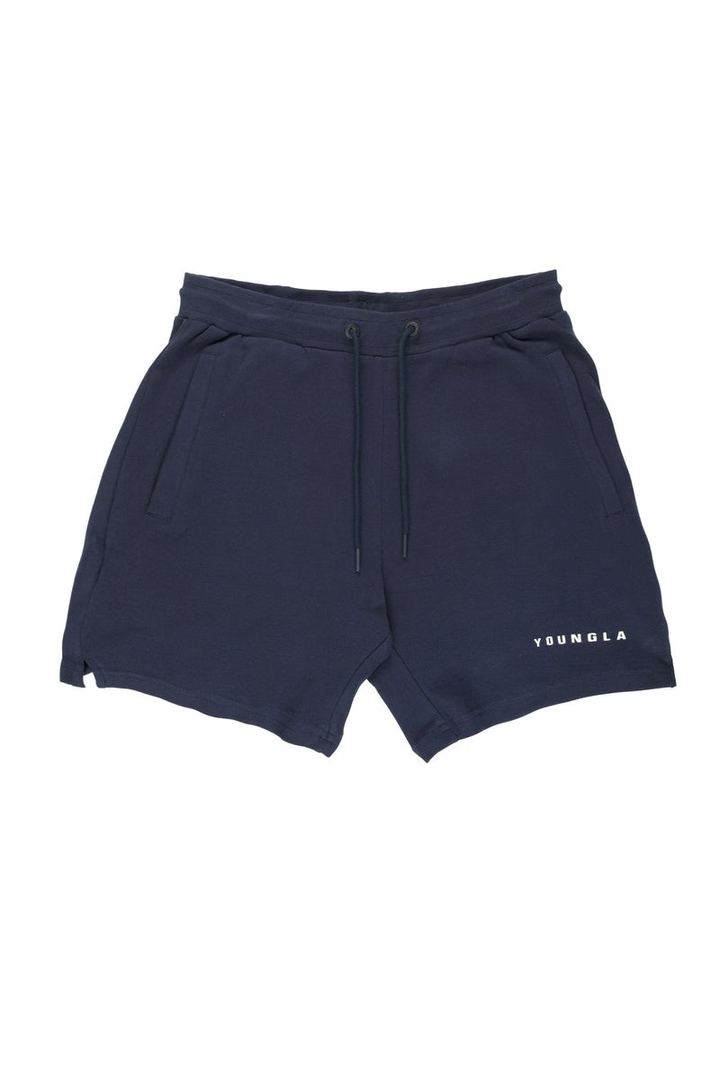 YoungLA 118 The Perfect Shorts Bleu Marine | 829-CYQMZV