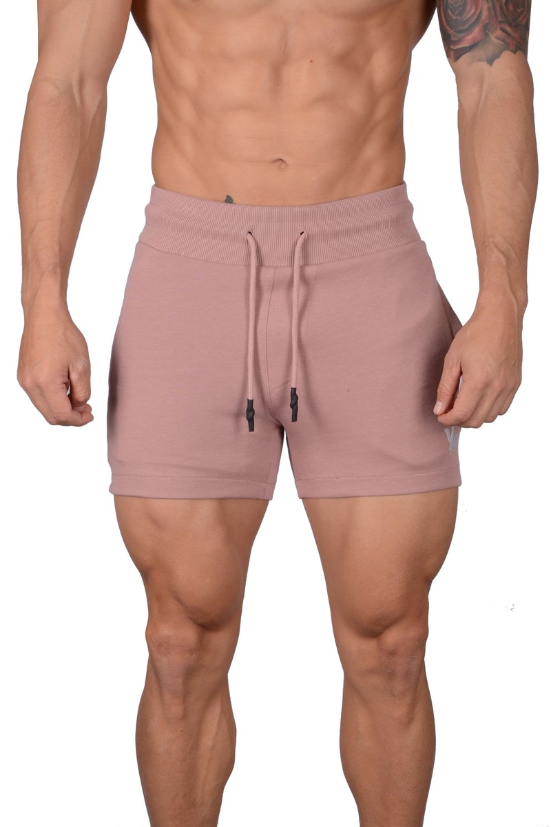 YoungLA 126 Interlock Shorts Rose | 029-XGKBOF