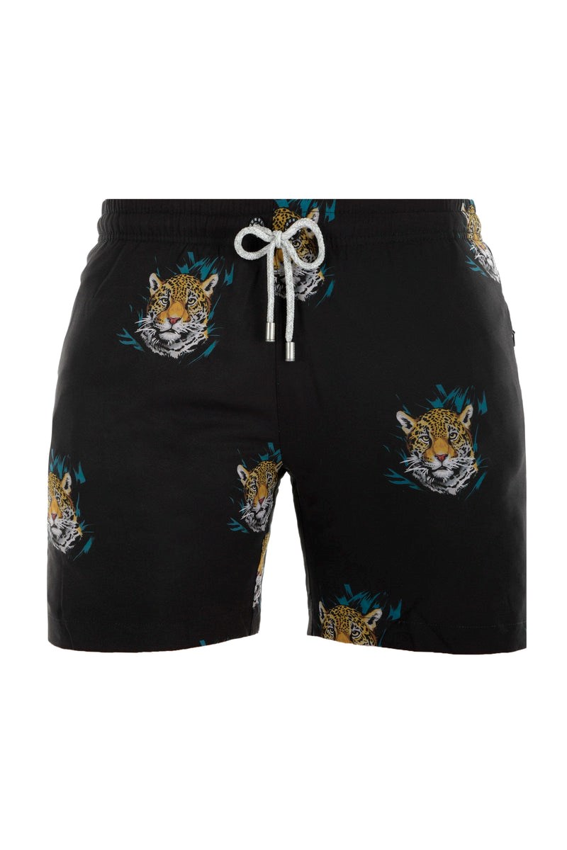 YoungLA 128 Abstract Swim Shorts \'22 Disguised Tiger | 315-SMDYPH