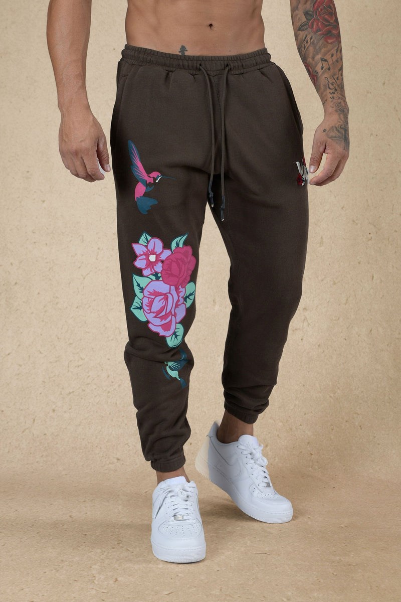 YoungLA 203 Zen Joggers Marron Lavage | 984-XJRAMD