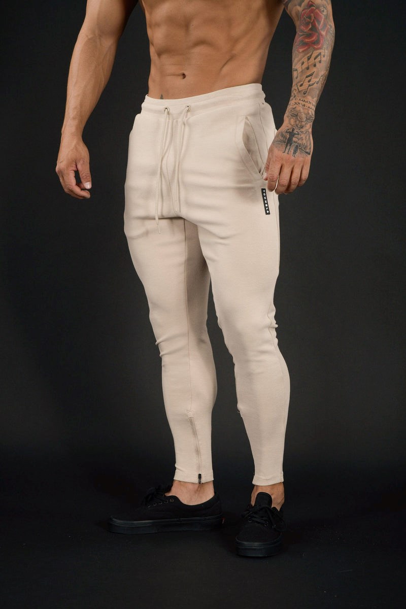 YoungLA 208 The Perfect Joggers Beige | 214-GTXLPQ