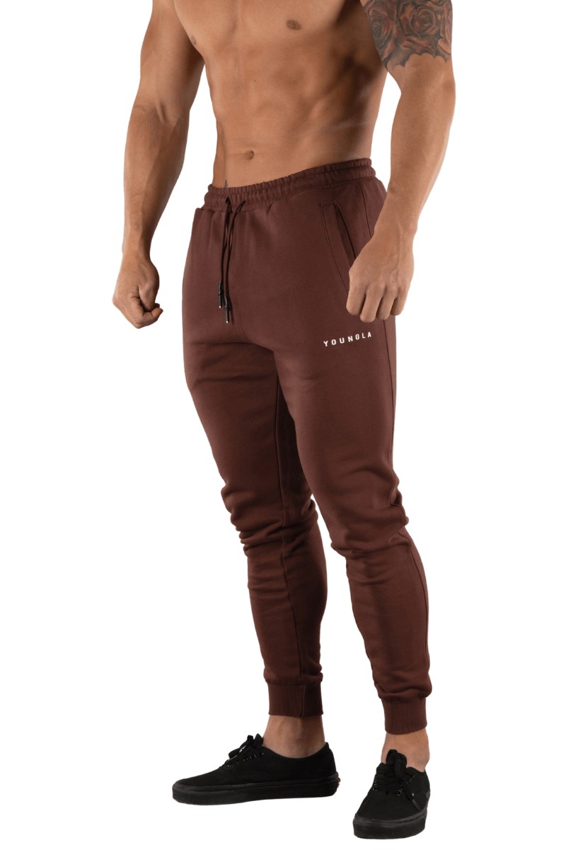 YoungLA 213 Elite Joggers Marron | 061-SMWZNO