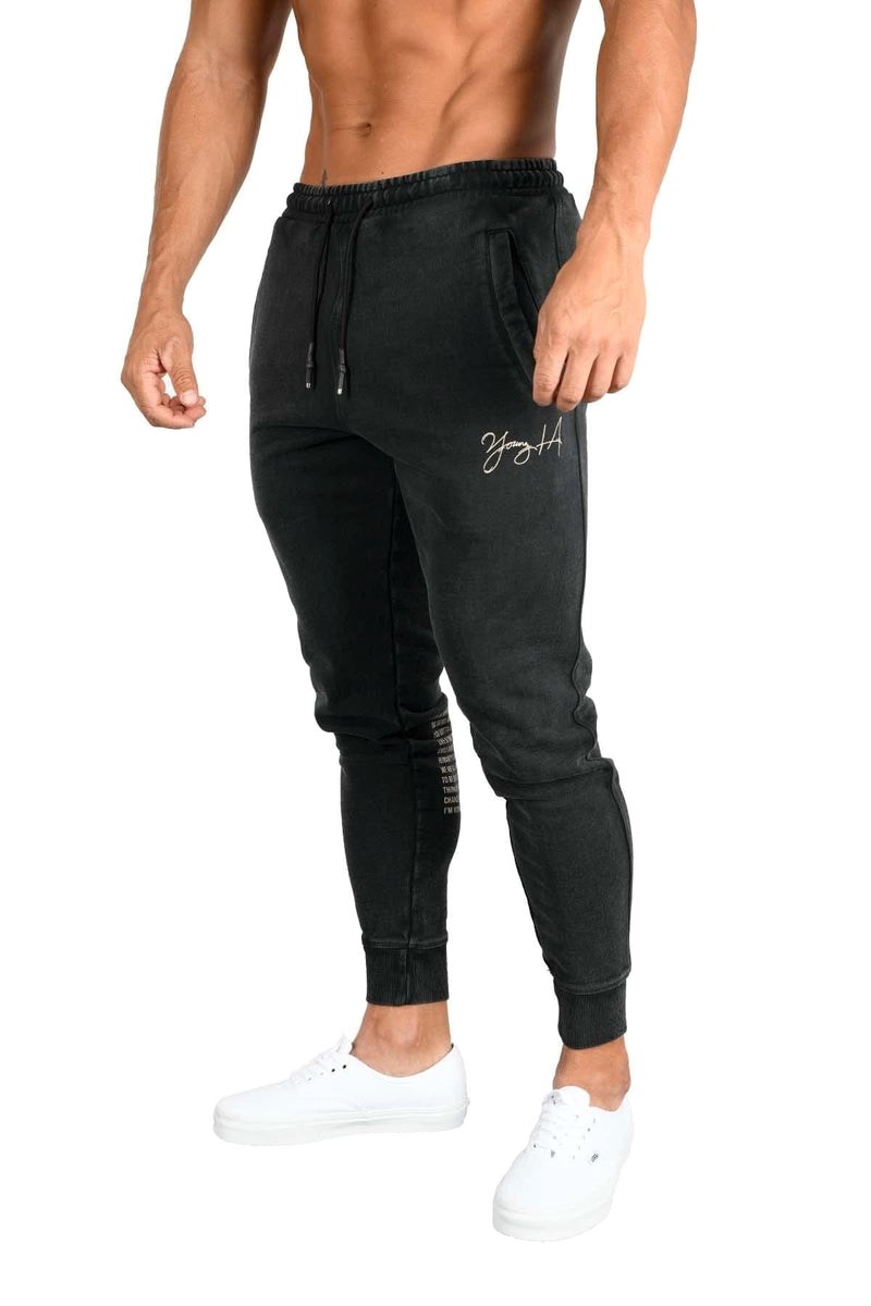 YoungLA 230 Gin N Juice Joggers Noir Lavage | 968-NSPQLB