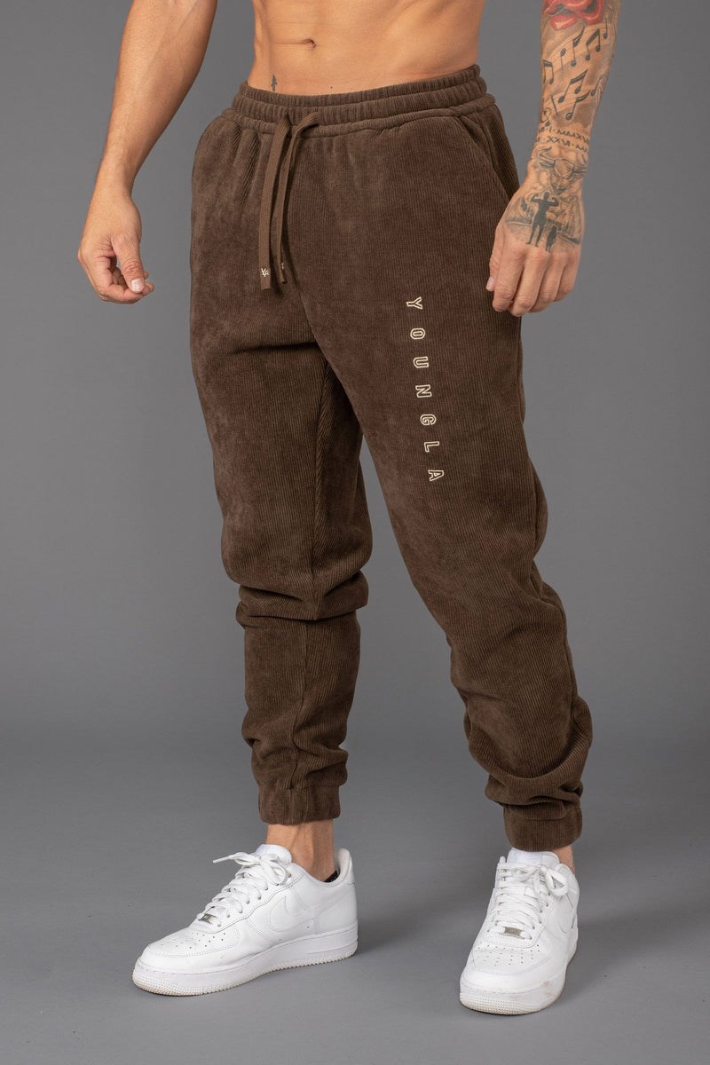 YoungLA 244 Aspen Joggers Marron | 691-FJMPGB