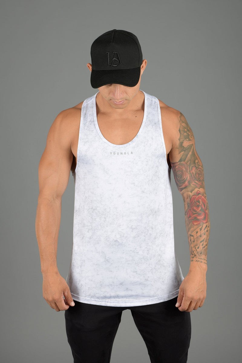 YoungLA 305 Performance Line Tank Tops Marble | 824-PJWKTR