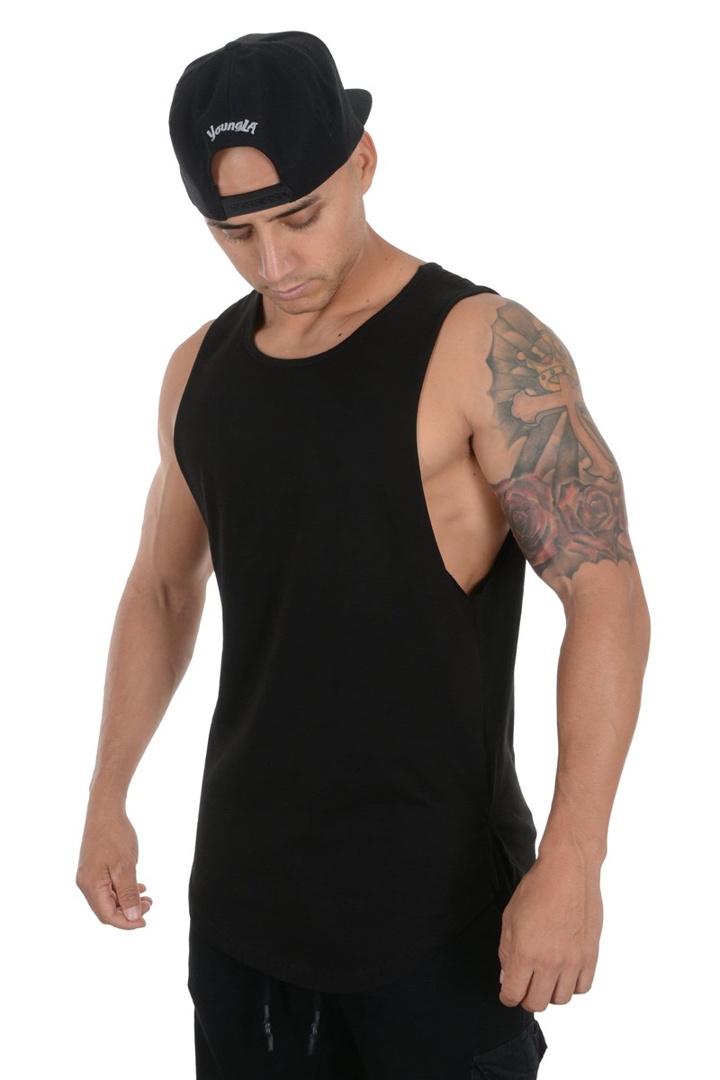 YoungLA 308 Muscle Tanks Noir | 427-DOSHCL