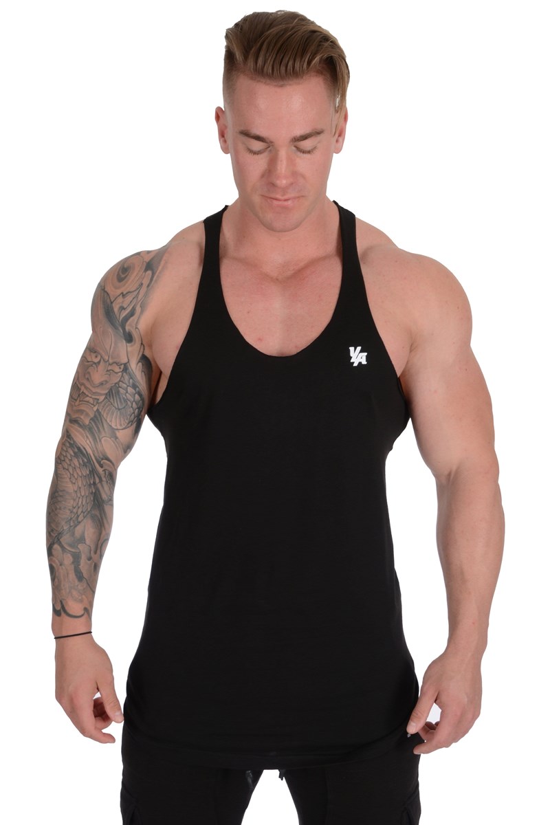 YoungLA 318 Palazzo Stringers Noir | 579-NYPROZ