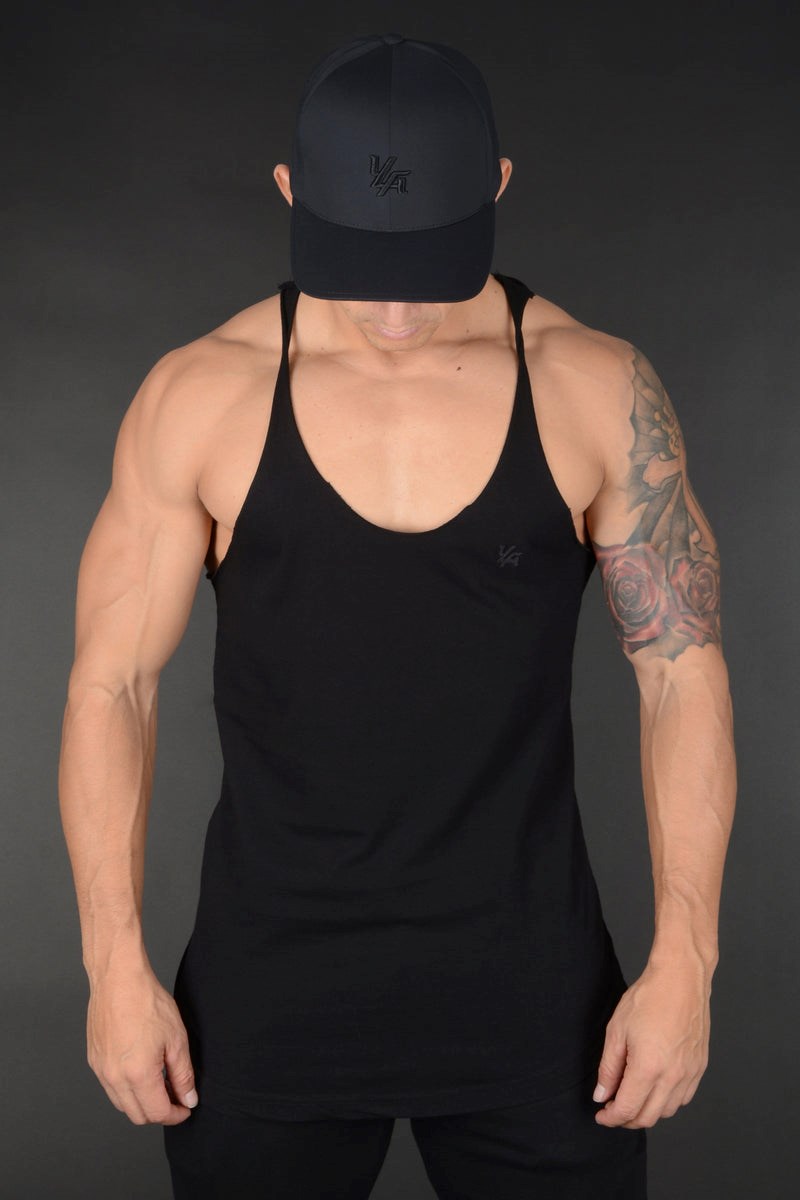 YoungLA 318 Palazzo Stringers Noir | 835-QBTYZA