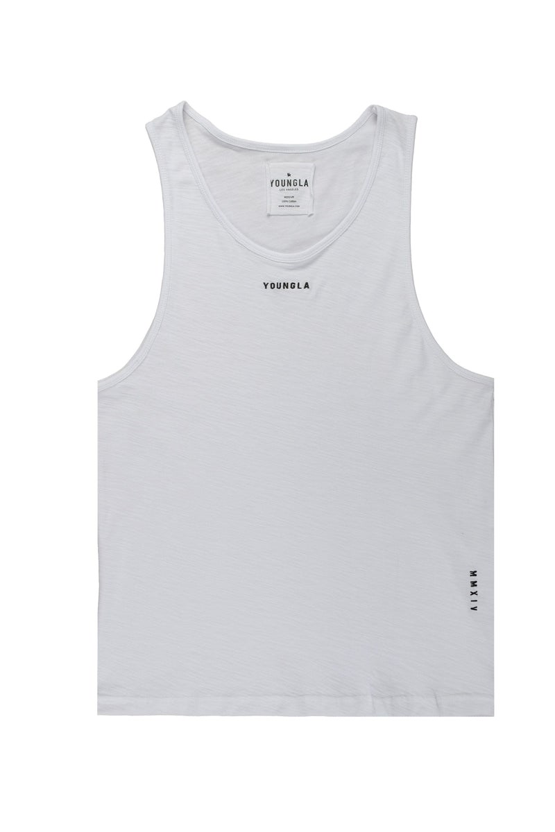 YoungLA 325 Marine Slub Tanks Blanche | 019-QJOBVI