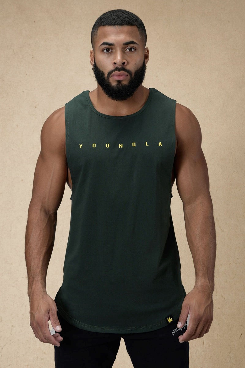 YoungLA 332 Infinity Muscle Tanks Vert | 563-BAKCIO