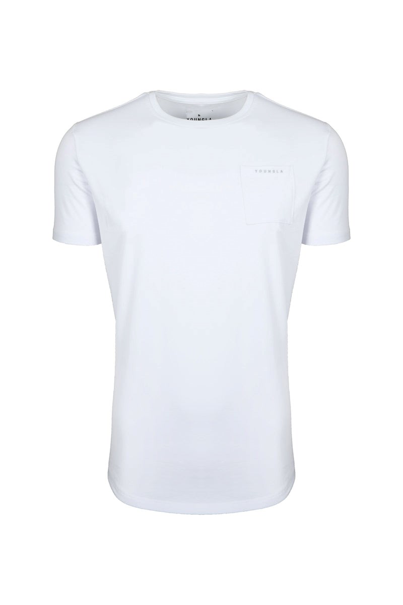 YoungLA 406 Perfect Pocket Tee Blanche | 829-UNDLJK