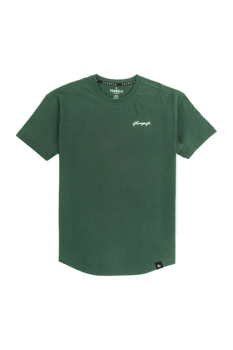 YoungLA 408 Autobiography Tees Vert | 298-SHFRIJ