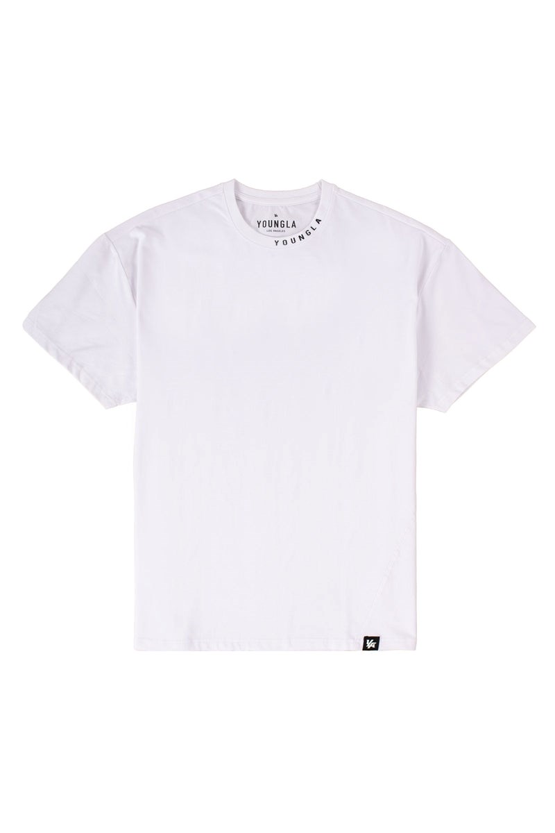 YoungLA 429 Trademark Tees Blanche | 190-BTUAJR