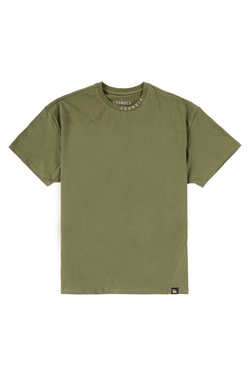 YoungLA 429 Trademark Tees Vert Olive | 257-BCZGLY