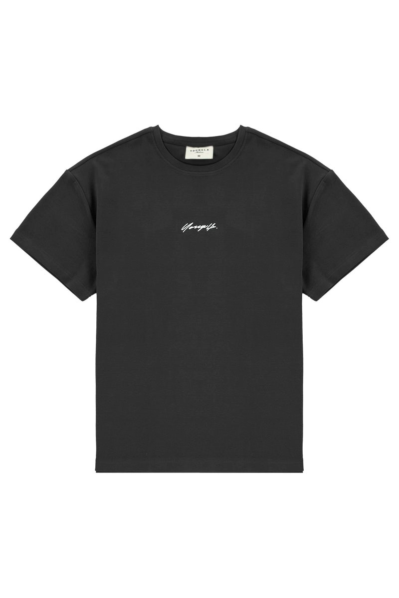 YoungLA 430 Oversized Cloud Foam Tee Noir | 461-WPNFOT