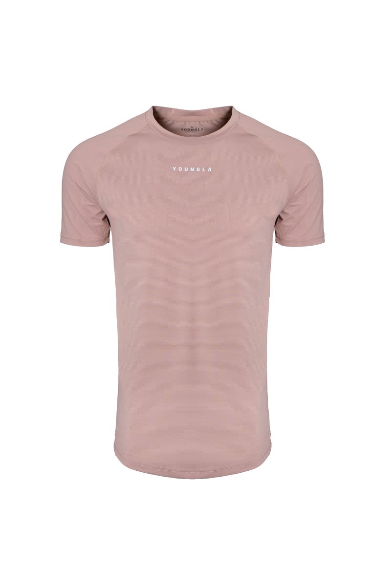 YoungLA 440 Performance Line Corta Sleeve Shirts Salmon | 041-YTDVLG