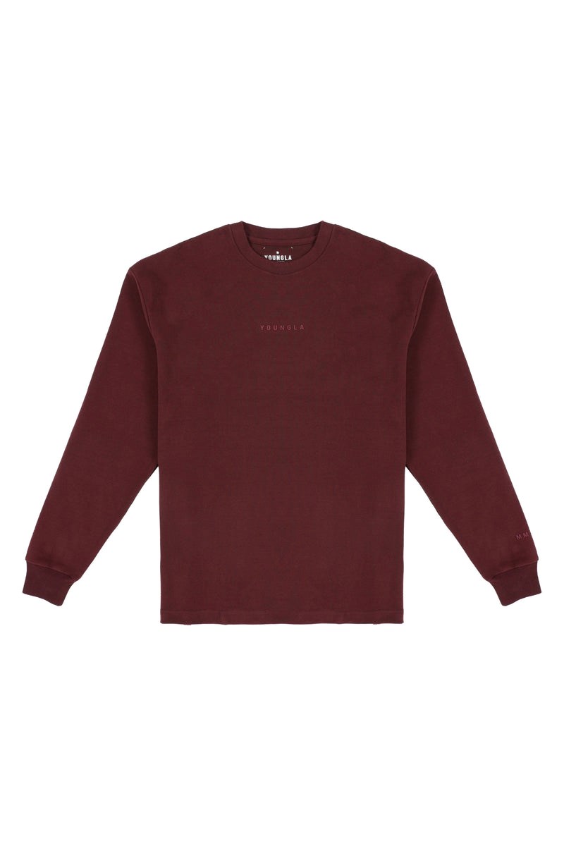 YoungLA 450 Cloud Foam Long Sleeves Wine | 789-SQFMJH