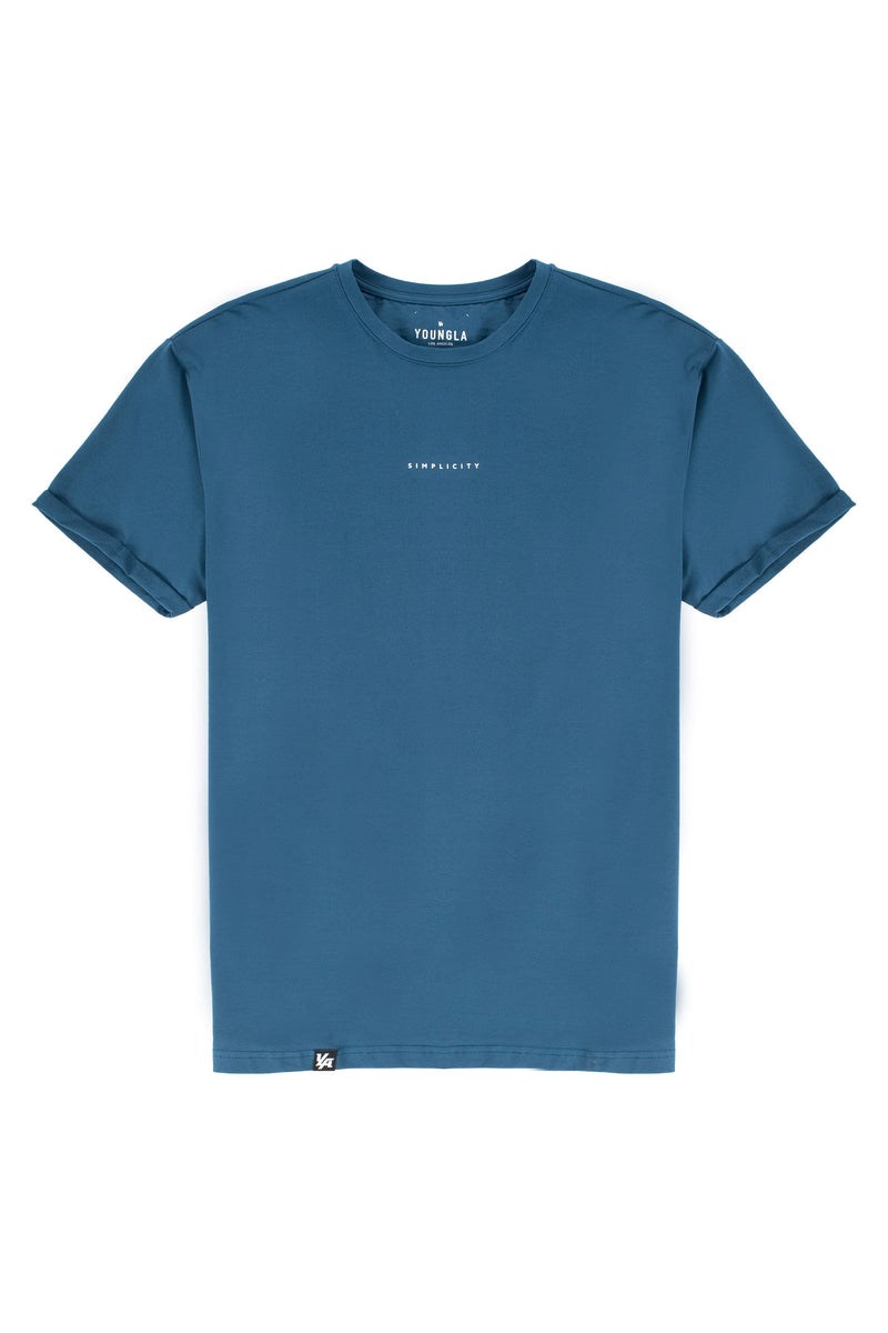 YoungLA 456 Simplicity Tees Teal | 821-LUAEOI