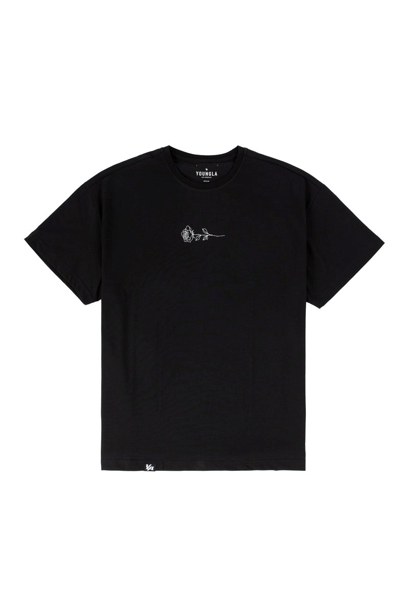 YoungLA 461 Legere Feather Tees Noir | 968-XLQMVT