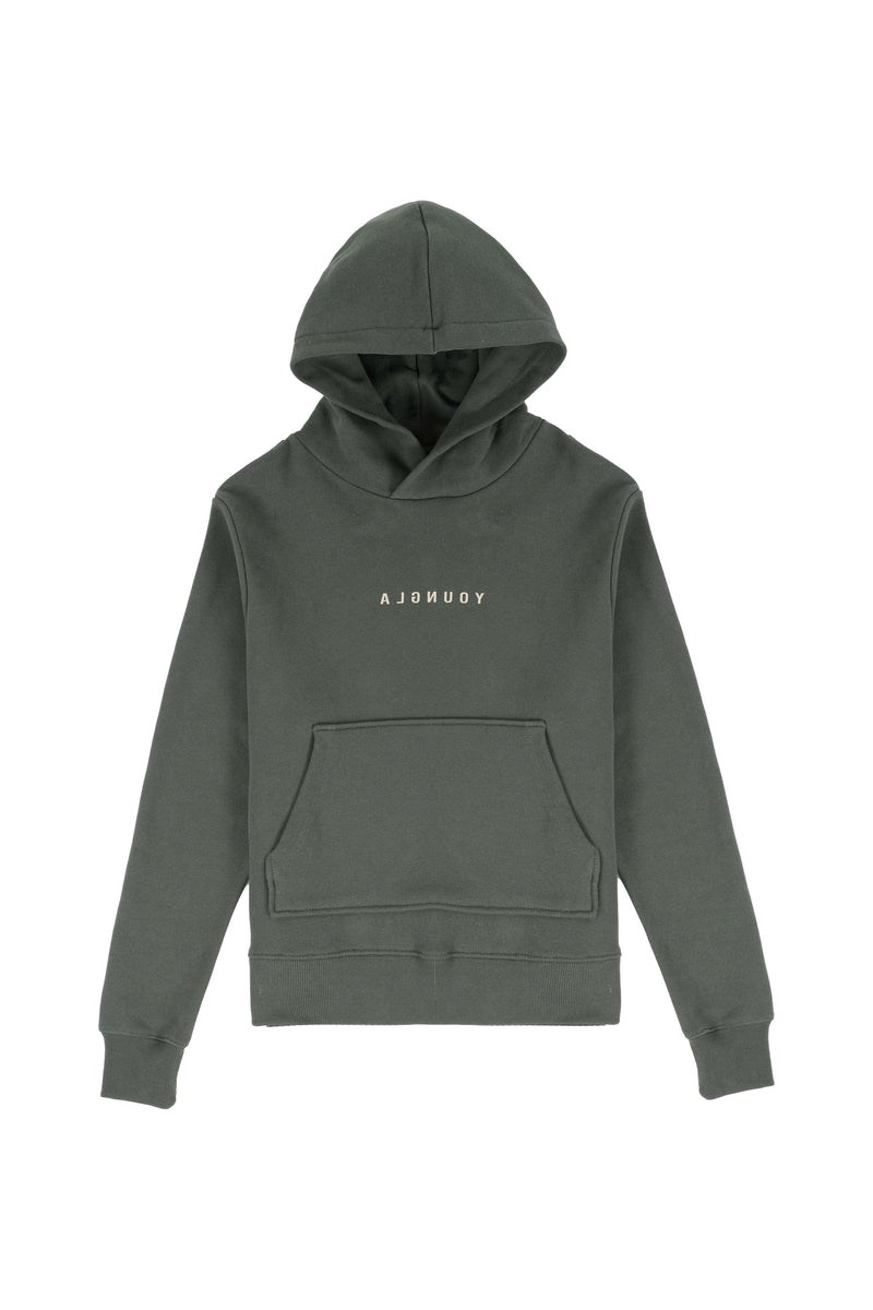 YoungLA 511 Mirror Excellence Hoodie Vert | 876-RYPAQN