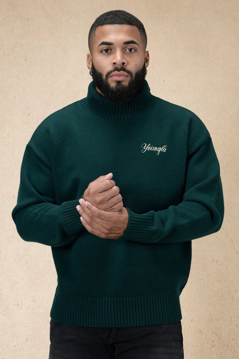 YoungLA 512 Royalty Sweaters Ponderosa Pine | 187-NCUEDL