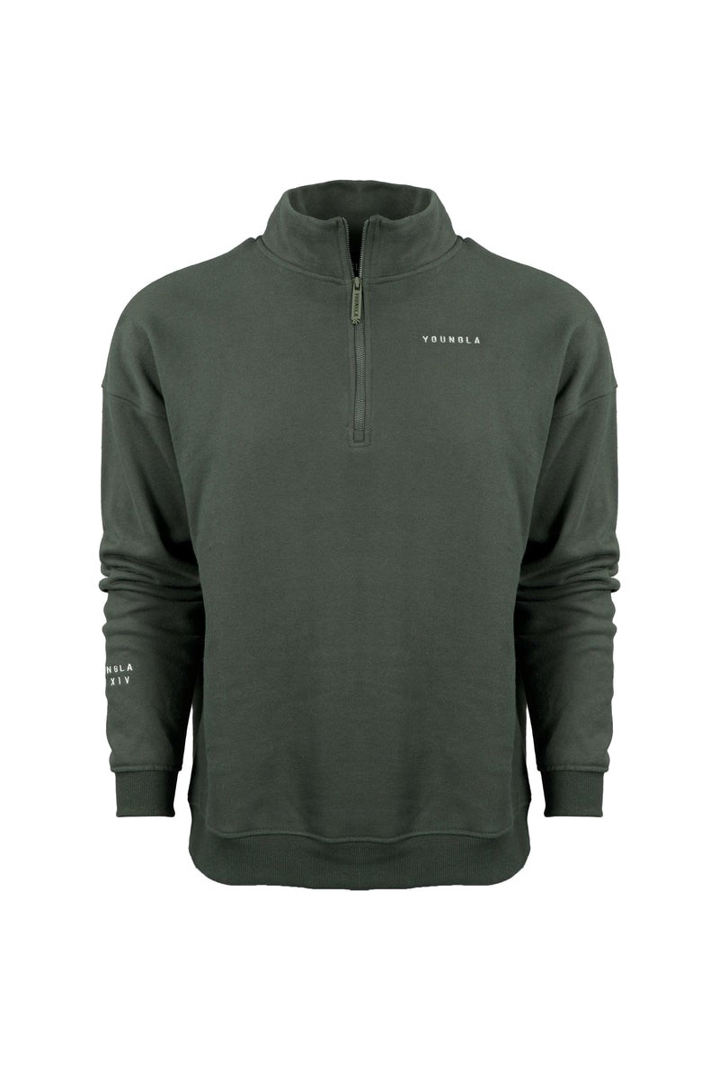 YoungLA 516 Alumni Quarter Zips Vert | 584-XFHGCO