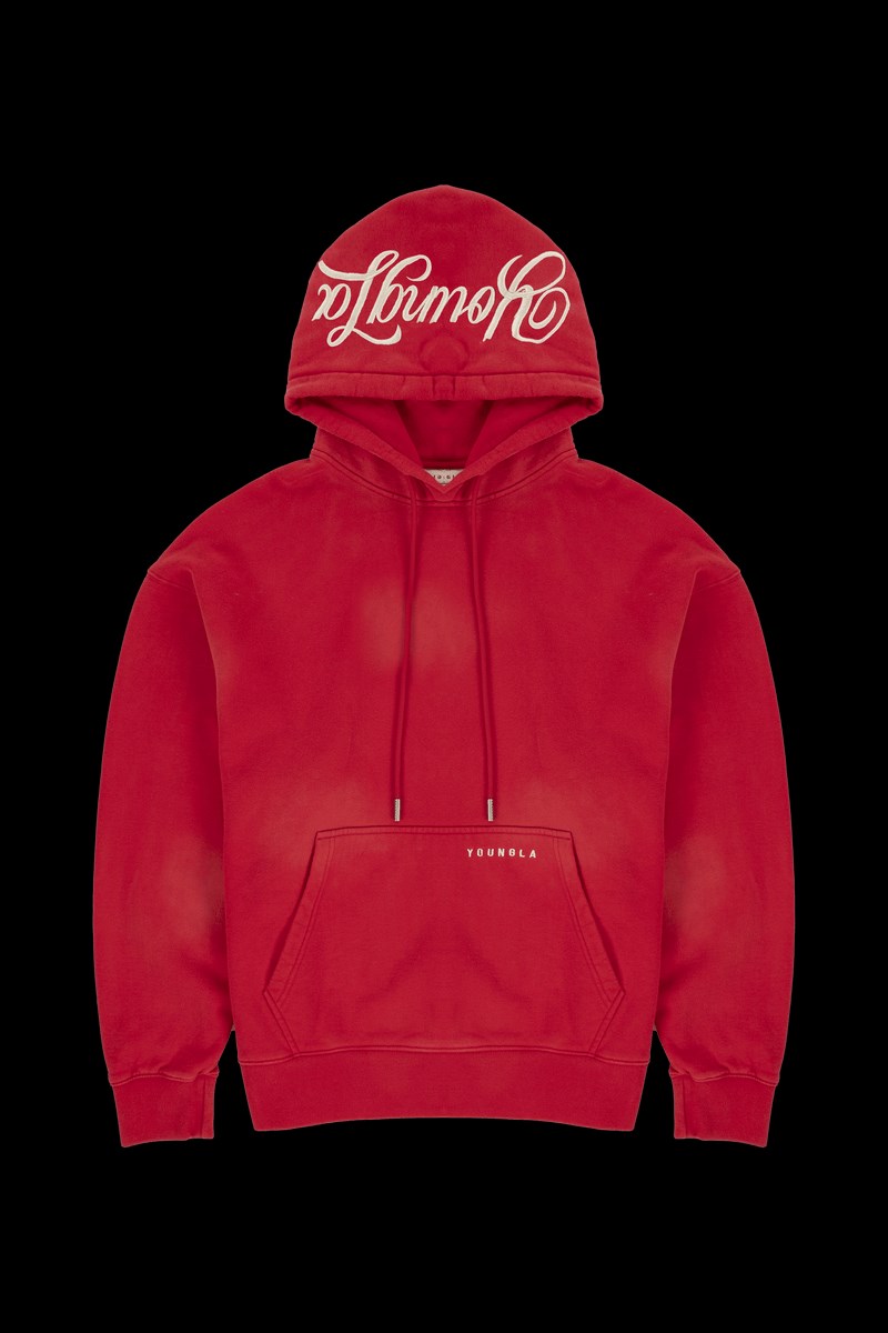 YoungLA 549 Phantom Hoodies Rouge Lavage | 302-YPFANX