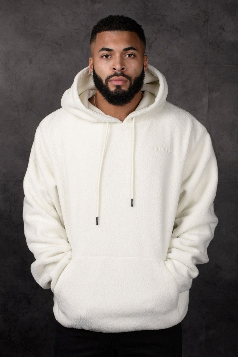 YoungLA 552 The Plush Pullovers Off-White | 491-GBYZUK