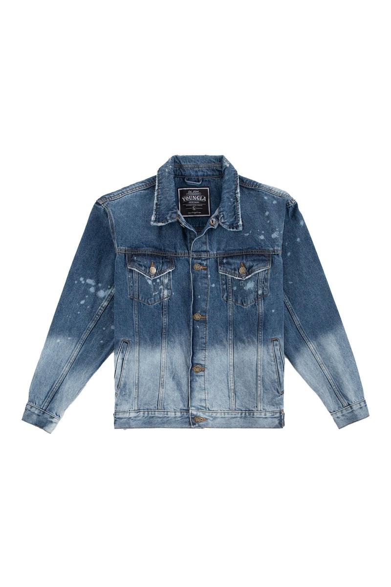 YoungLA 632 Downtown Denim Jackets Bleu | 201-GSJEHN