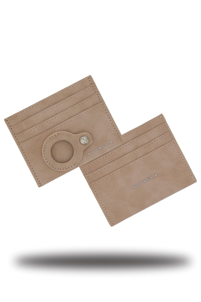 YoungLA 725 Executive card holder Tan | 467-FUCGDQ