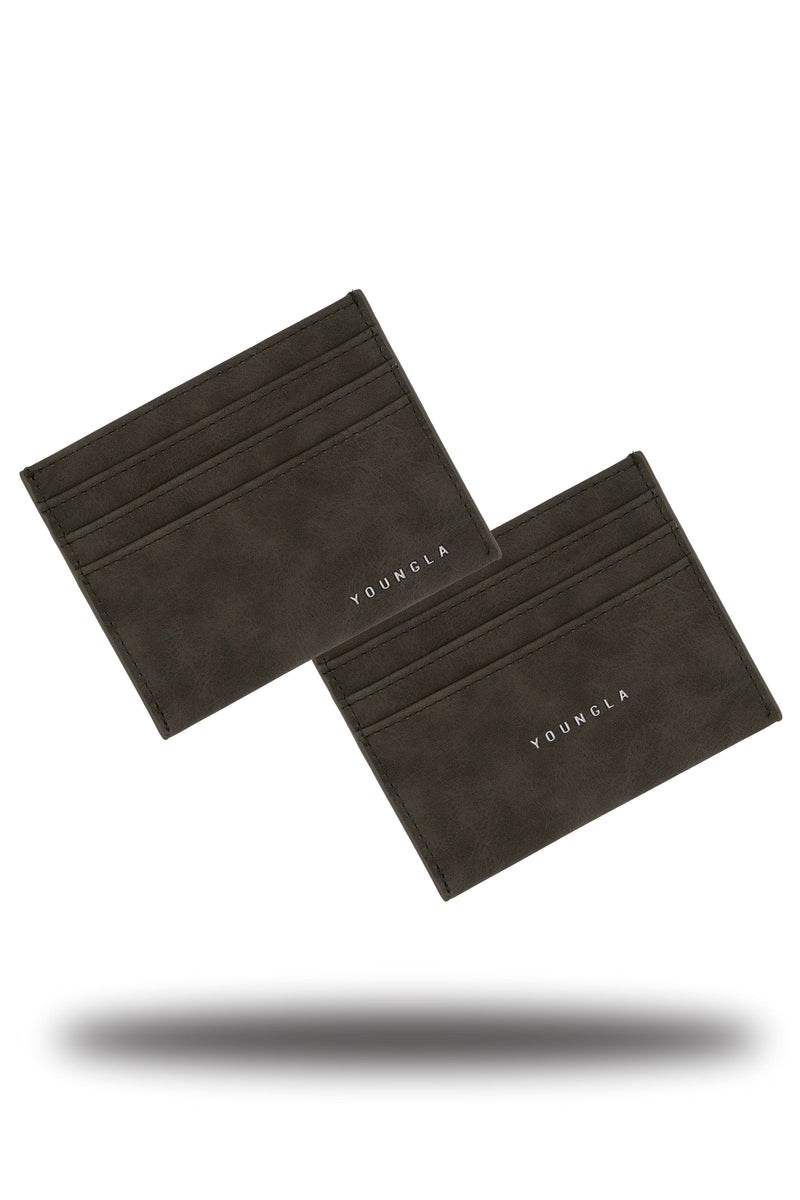 YoungLA 725 Executive card holder Vert Olive | 174-UJFQXS