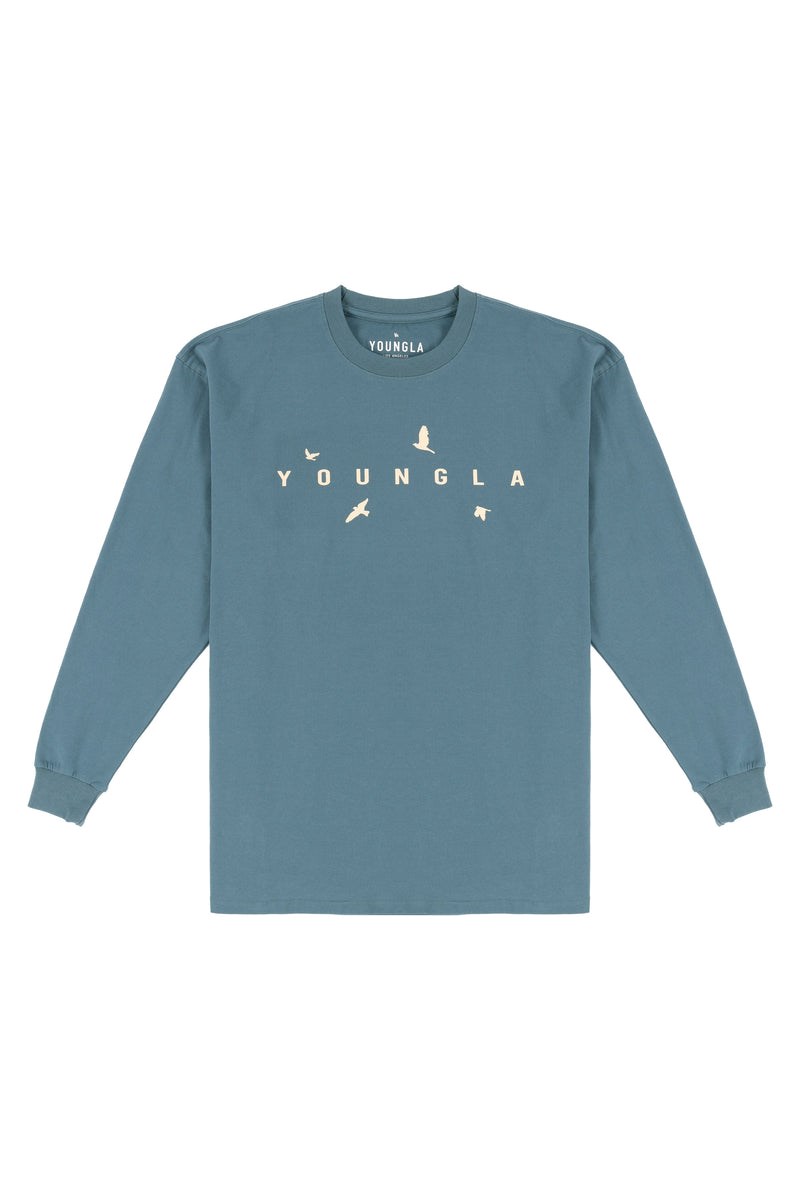 YoungLA 811 Liberty Long Sleeves Teal | 964-YMQXCS