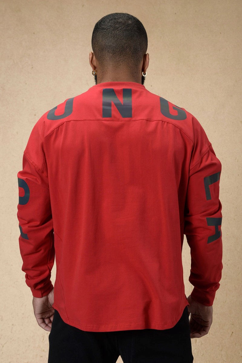 YoungLA 820 Ultralight Arc Longsleeves Rouge | 752-EULACM