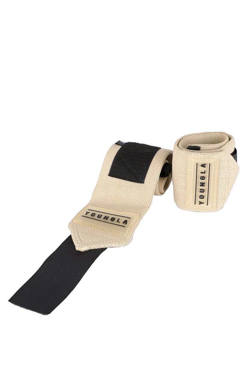 YoungLA 913 Wrist wraps Tan | 169-OKXSJD