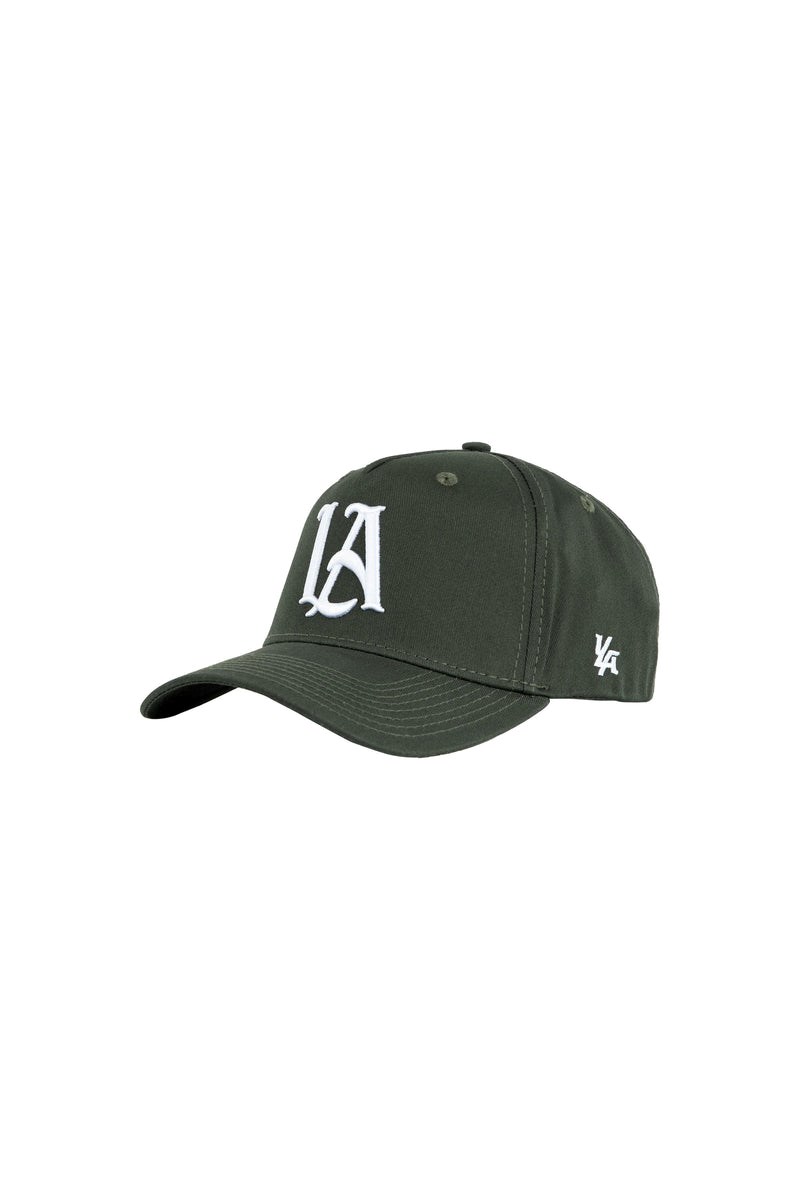 YoungLA 920 A-Frame LA Snapback Hat 2.0 Vert | 248-EDZCTS