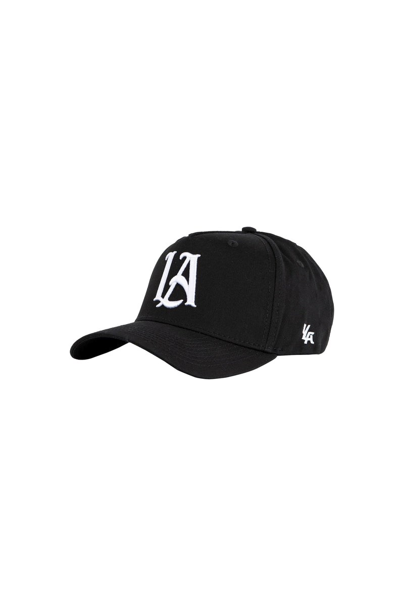 YoungLA 920 A-Frame LA Snapback Hat 2.0 Noir | 895-TXJNSV