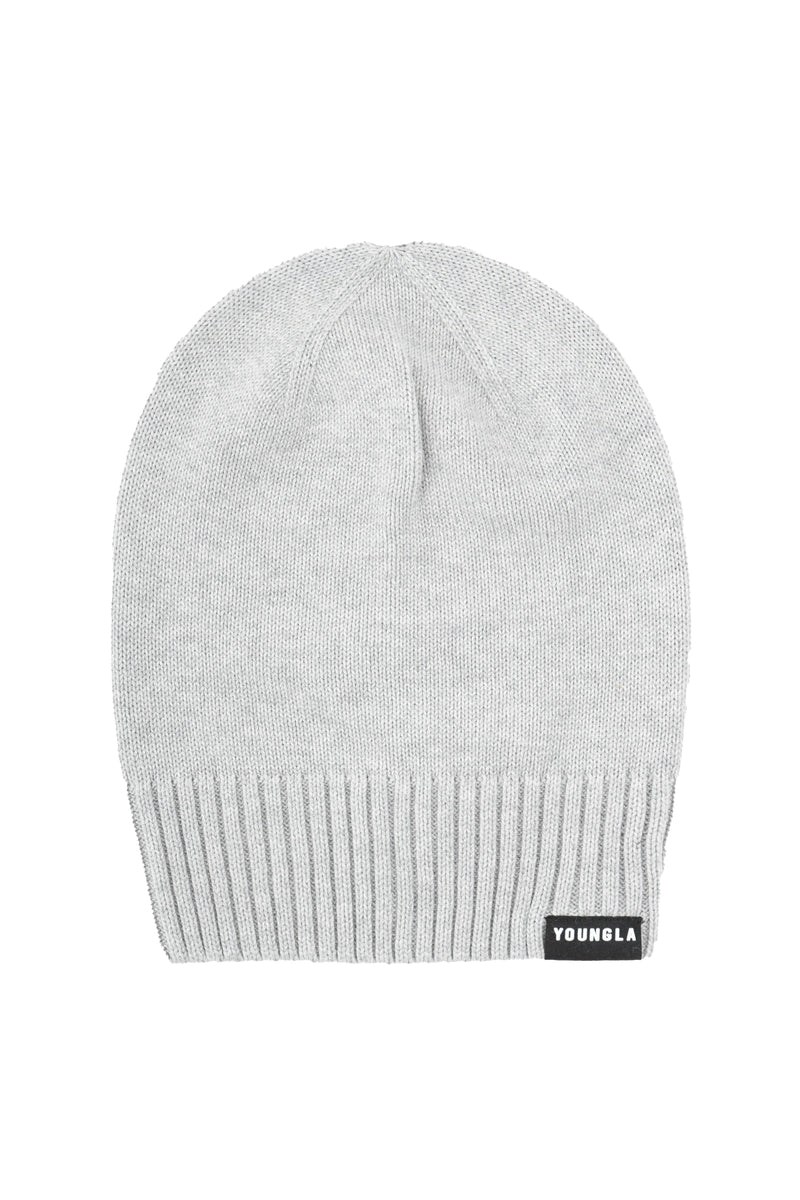 YoungLA 928 Essential Beanies Grise | 912-YTKXSV