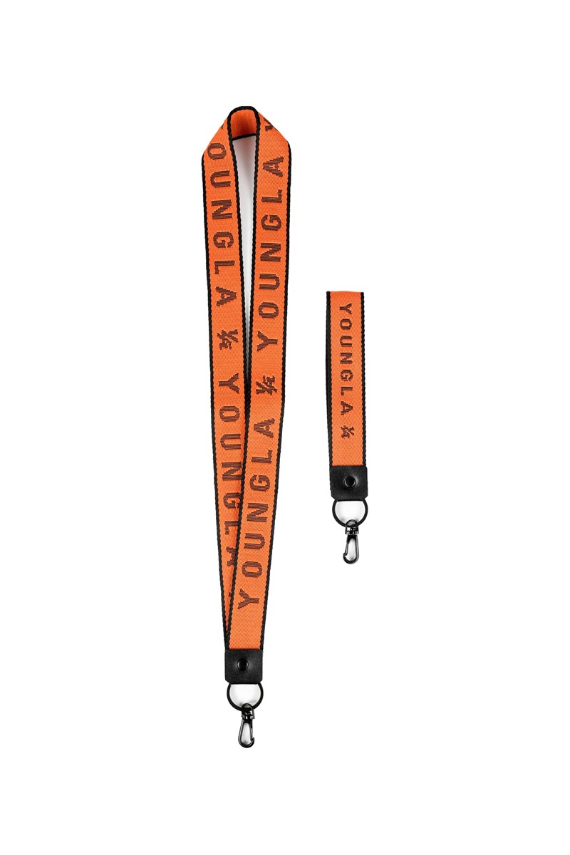 YoungLA 930 Keychain + Lanyard Set Orange | 327-DEWBMA