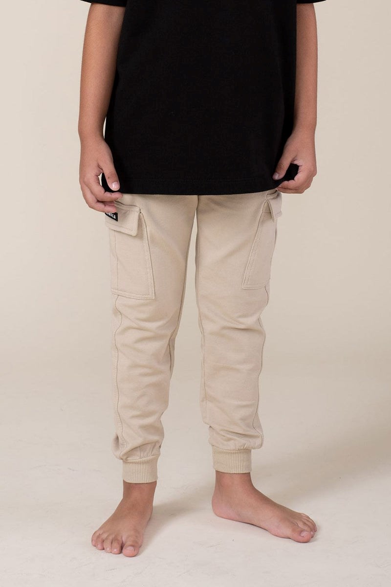 YoungLA L225 Cargo Joggers Sable | 946-MTSOFY