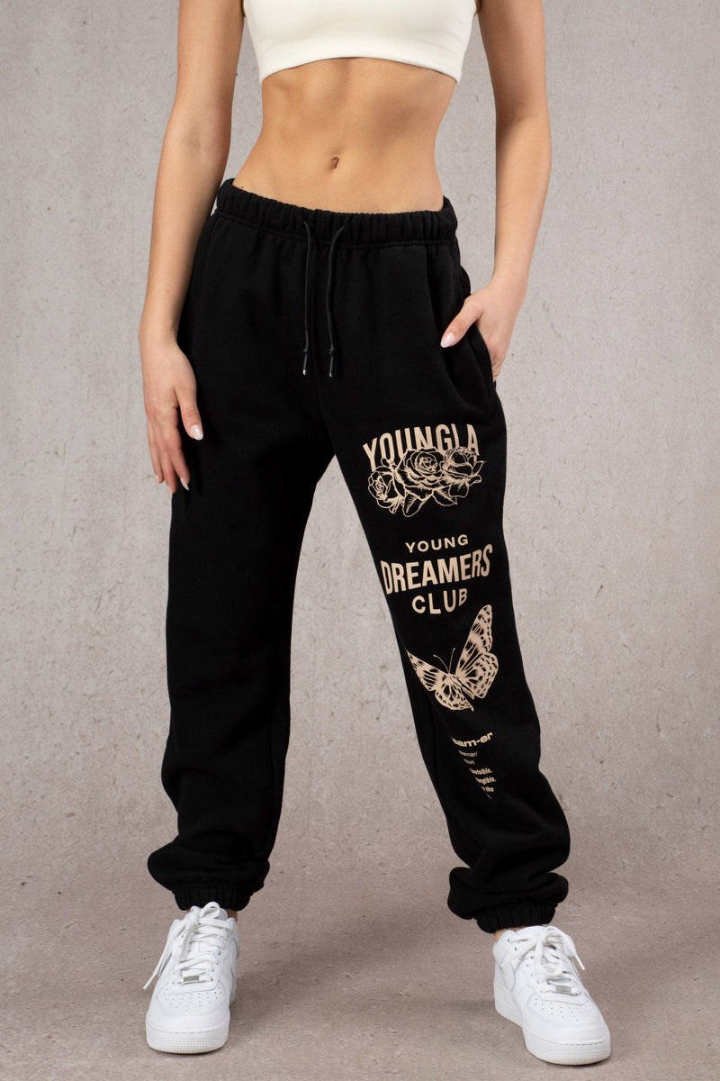 YoungLA W211 Dreamers Joggers Noir | 610-XSWELJ