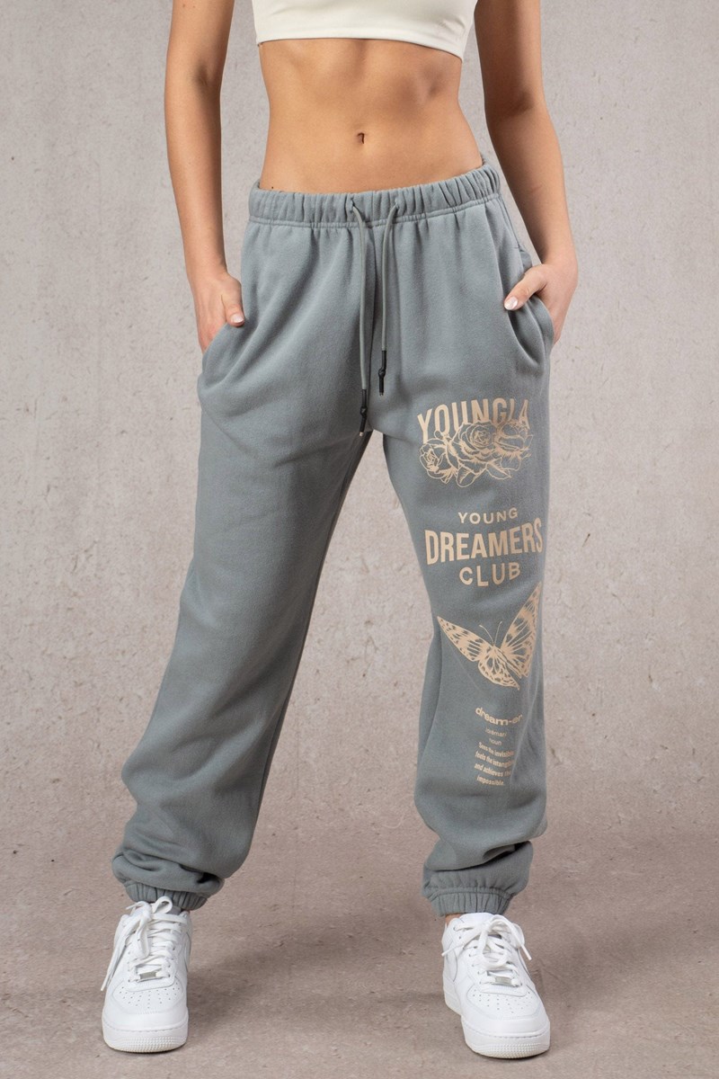 YoungLA W211 Dreamers Joggers Slate | 159-UAHBRC