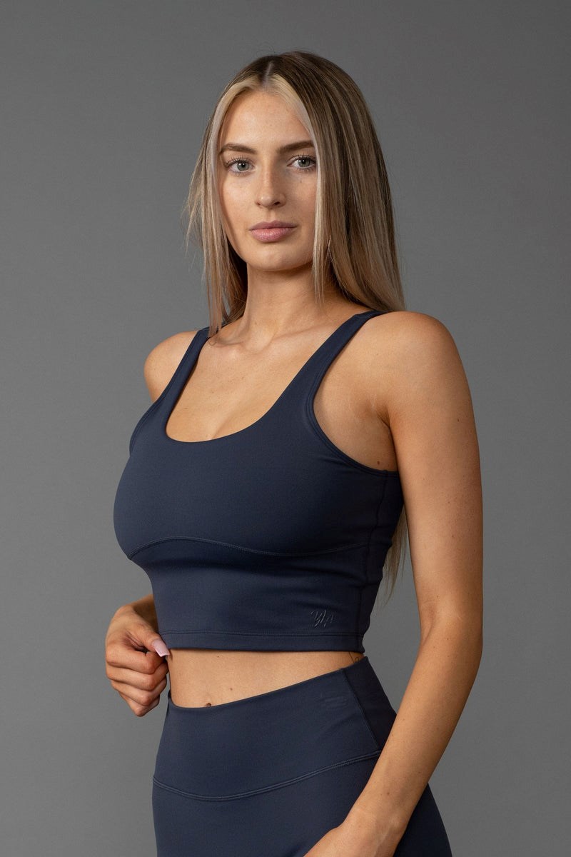 YoungLA W309 Level-up Sports Bra Bleu | 692-TYFXNK