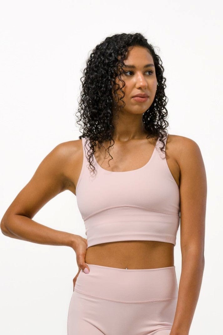 YoungLA W309 Level-up Sports Bra Rose | 539-WHLXIY