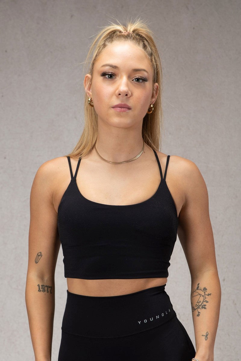 YoungLA W310 Progress Sports Bra Noir | 170-LOJKYS