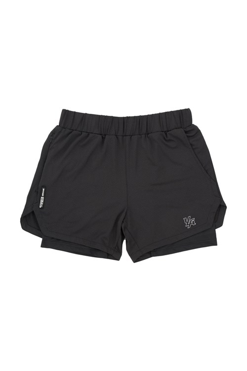 YoungLA 105 Compression Shorts 2.0 Noir | 681-NYJROU