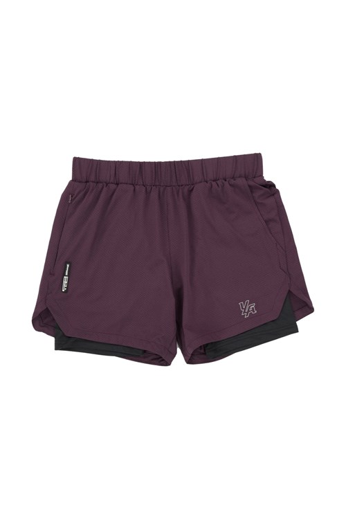 YoungLA 105 Compression Shorts 2.0 Plum/Black | 302-ECZPLO