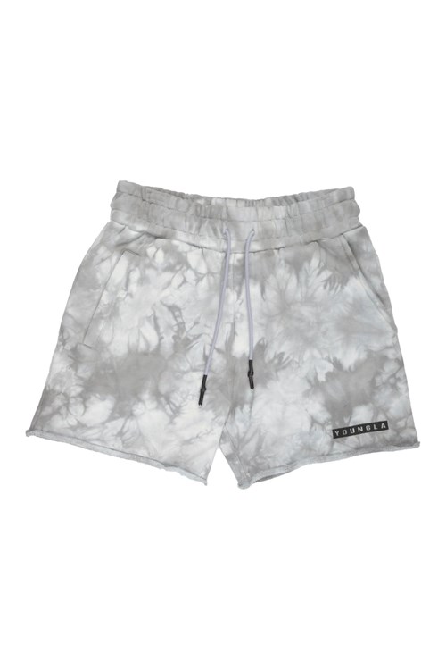 YoungLA 107 Tie Dye Corta Shorts Overcast | 519-RONBWL