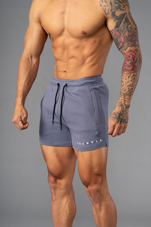 YoungLA 113 The Perfect Corta Shorts Grise | 952-YKPGJH