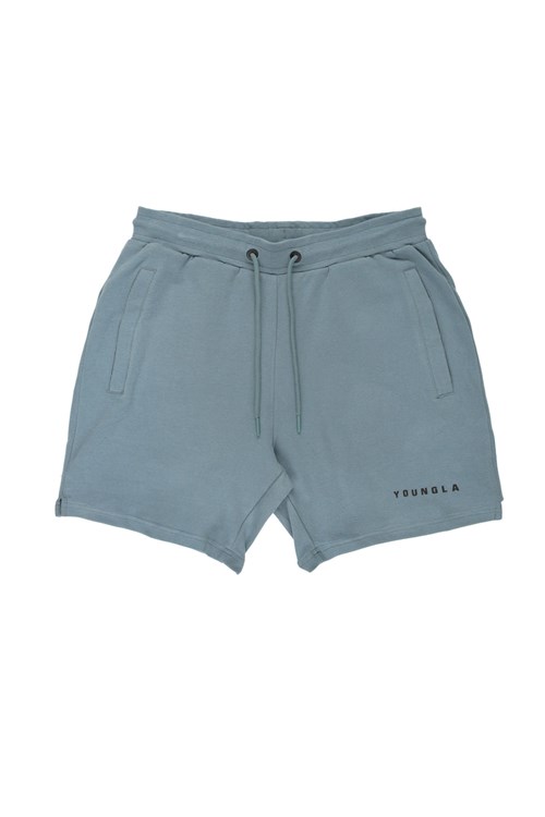 YoungLA 118 The Perfect Shorts Grise Bleu | 027-ARKUHE